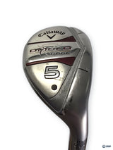 Callaway Diablo Edge 5 Hybrid 27 Degree 550 Graphite W Flex Right Hand