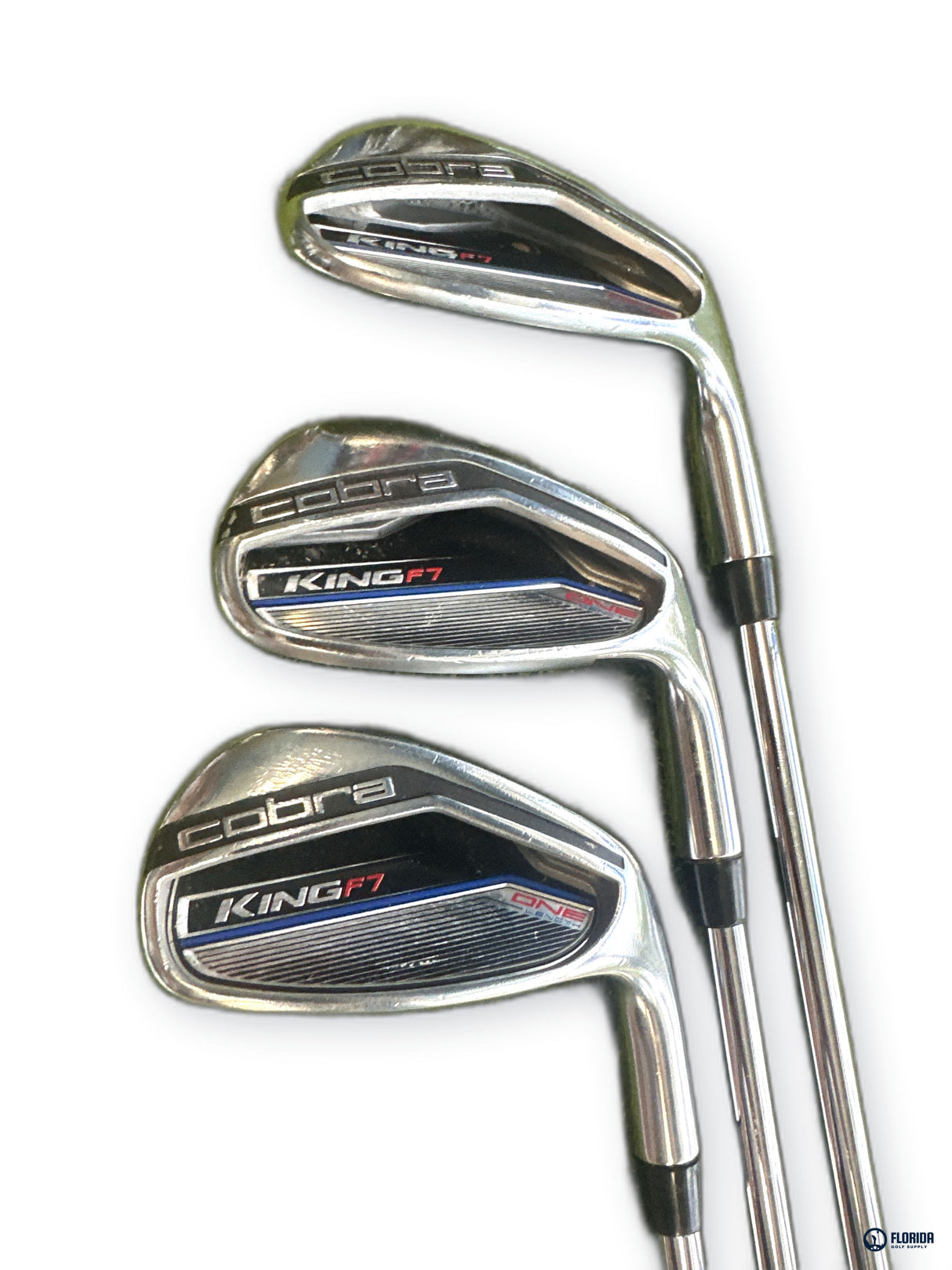 Cobra King F7 One Length Iron Set 5-GW Regular Flex Steel Shaft Right Hand