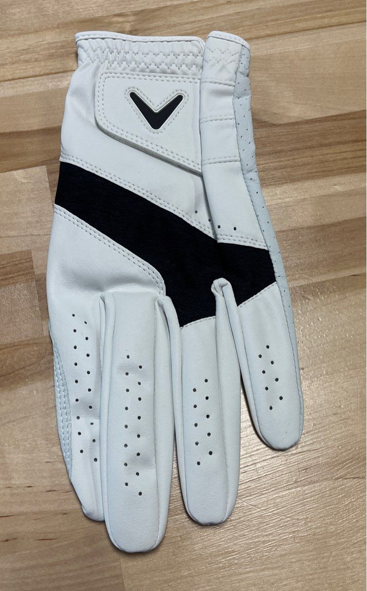 Callaway Fusion FUSETECH FLX360 Leather Palm Golf Glove Men's L Left New