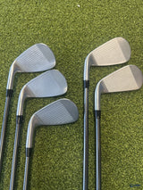 Titleist T350 Iron Set 5 Clubs 7-PW AW Graphite MMT 55 Regular Flex RH