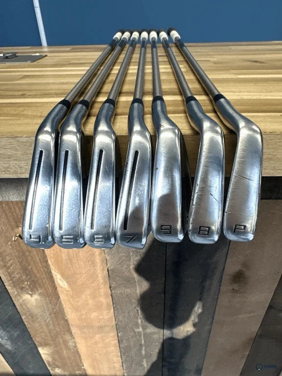 TaylorMade 2020 P770 4-PW Iron Set SteelFiber i95 Stiff Black Label RH
