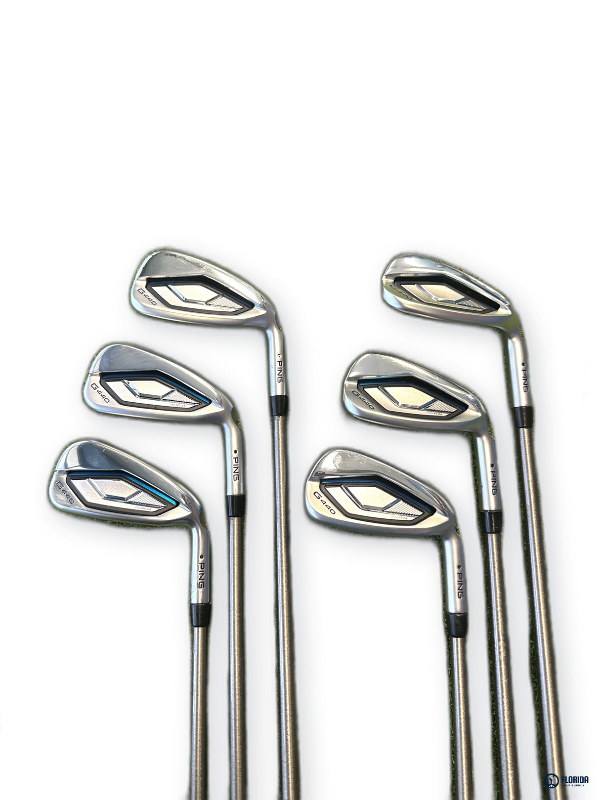Ping G430 Max Iron Set 6-PW UW 6 Clubs SteelFiber i55 cw SR Flex Graphite RH