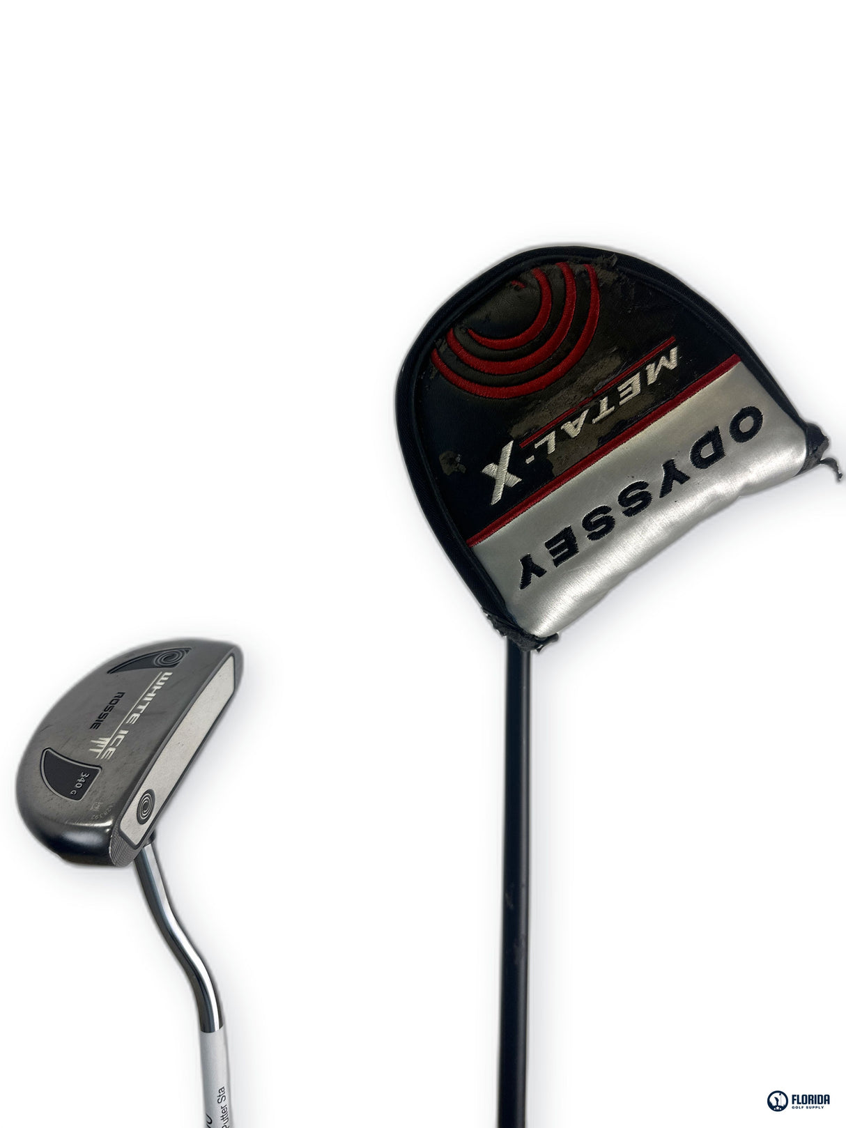 Odyssey White Ice Rossie Putter 35" RH SuperStroke Mid Slim 2.0 Grip Headcover