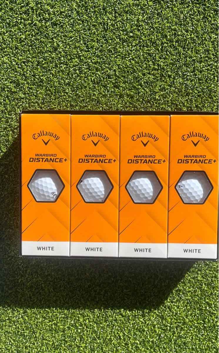 Callaway Warbird Distance+ Golf Balls White Dozen 12 Pack New in Box