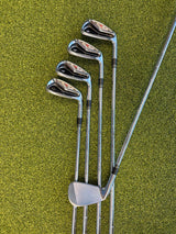 TaylorMade R9 Iron Set 6-PW KBS Tour Steel Shafts Winn Dri-Tac 2.0 Grips RH
