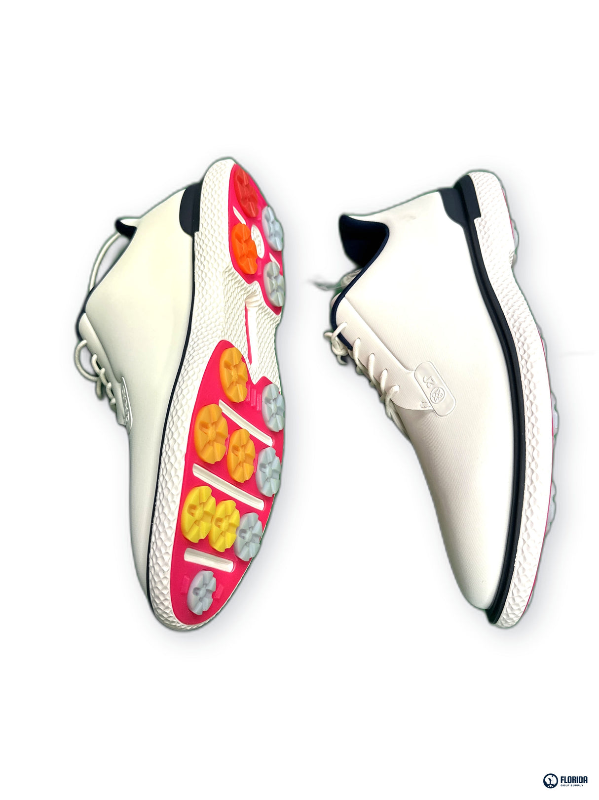 G/FORE Gallivan2r Snow Onyx Men's Golf Shoes with Travel Bag Size 11