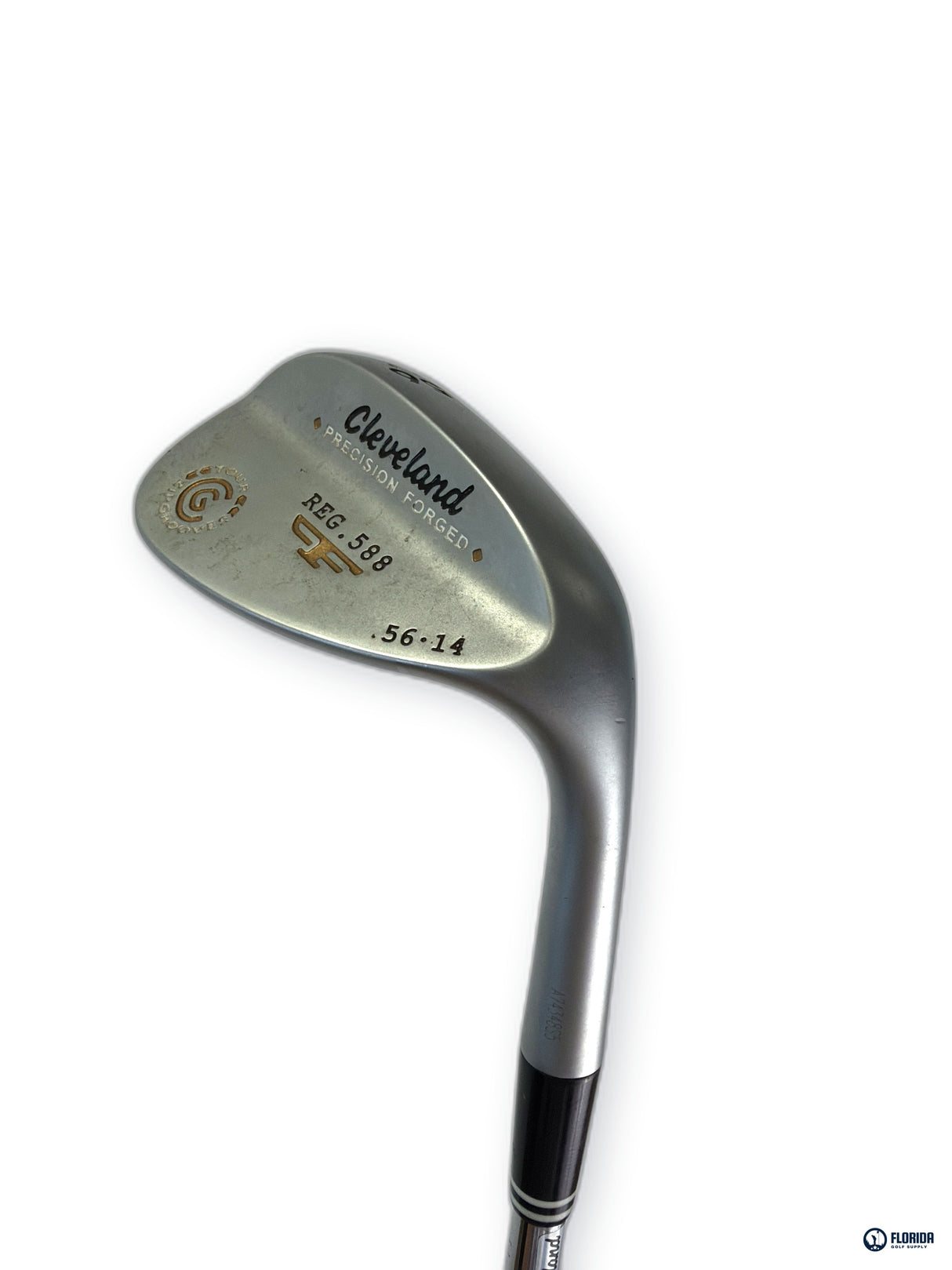 Cleveland CG14 Gunmetal 56 Degree Wedge 14 Bounce Steel Shaft Wedge Flex RH