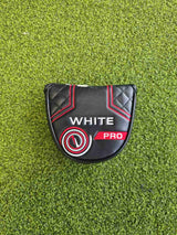 Odyssey Works Versa #7 White Black White Mallet Putter 34" RH w/ Headcover