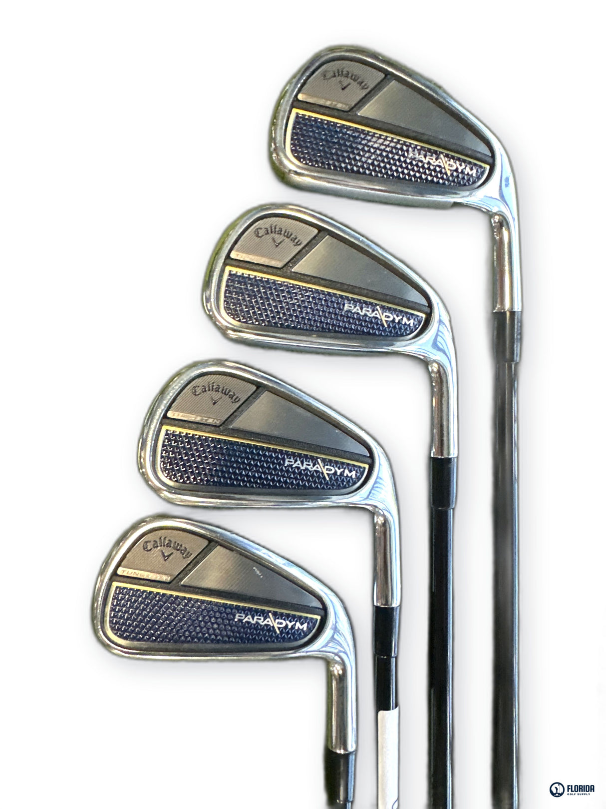 Callaway Paradym Iron Set 4-PW 7 Clubs Mitsubishi MMT 95 Stiff Graphite RH