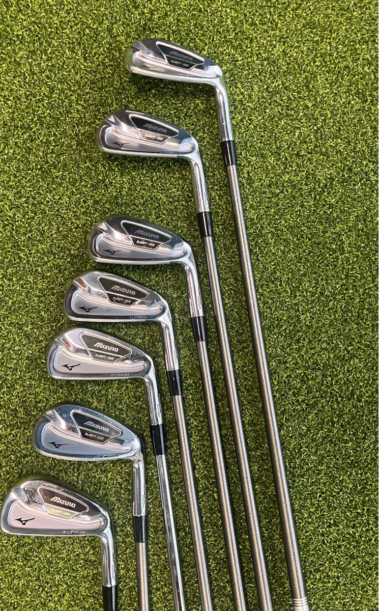 Mizuno MP-59 Iron Set 4-PW Steel Fiber / DG Regular Flex Right Handed