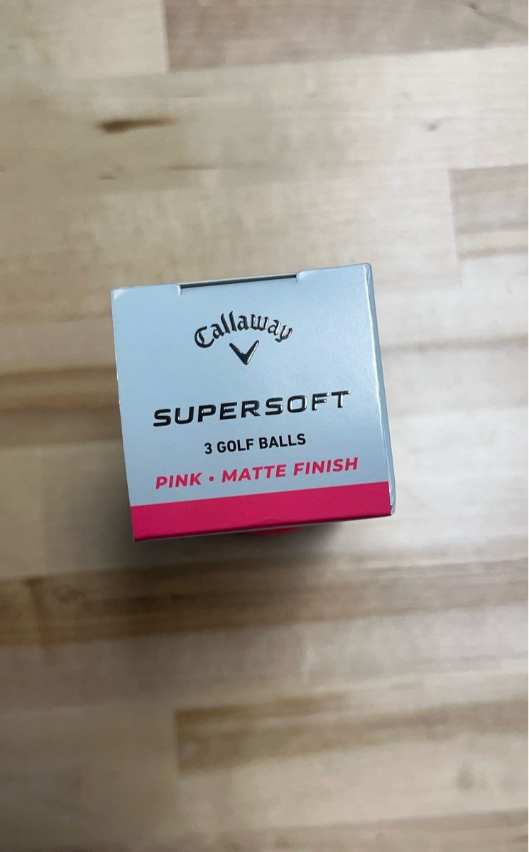 Callaway Supersoft Pink Matte Finish Golf Balls Lot of 3 Boxes 9 Balls New