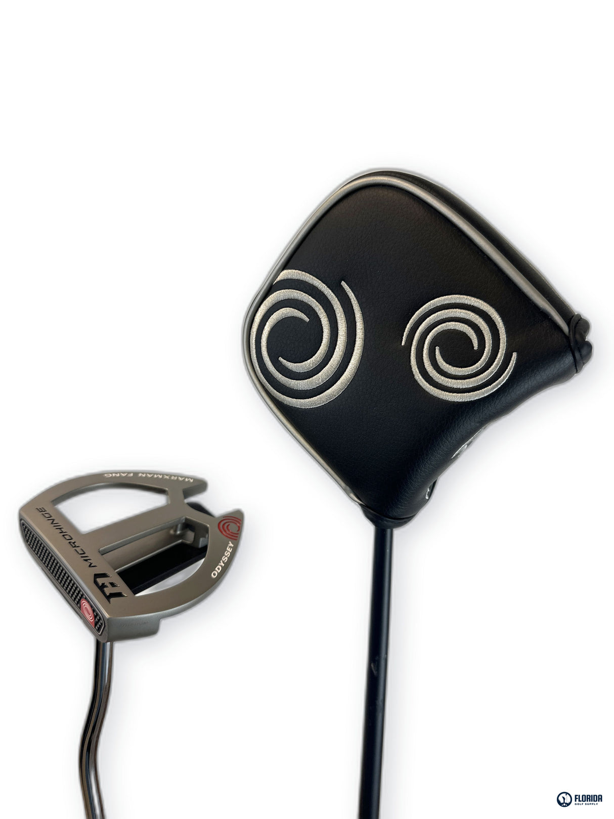 Odyssey Microhinge Marxman Fang Mallet Putter Steel Shaft Left Hand