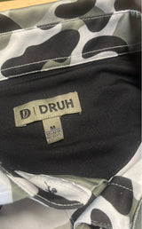 Druh Athletic Fit Camo Golf Polo Shirt NWT Sz M