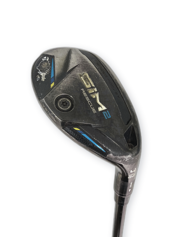 TaylorMade SIM2 Rescue Hybrid 4 hybrid 22° Degree Hybrid TENSEI AV Blue 80hy Stiff Shaft Golf Pride Multi Compound Grip Right image 1