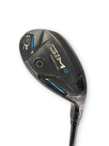 TaylorMade SIM2 Rescue Hybrid 4 hybrid 22° Degree Hybrid TENSEI AV Blue 80hy Stiff Shaft Golf Pride Multi Compound Grip Right image 1