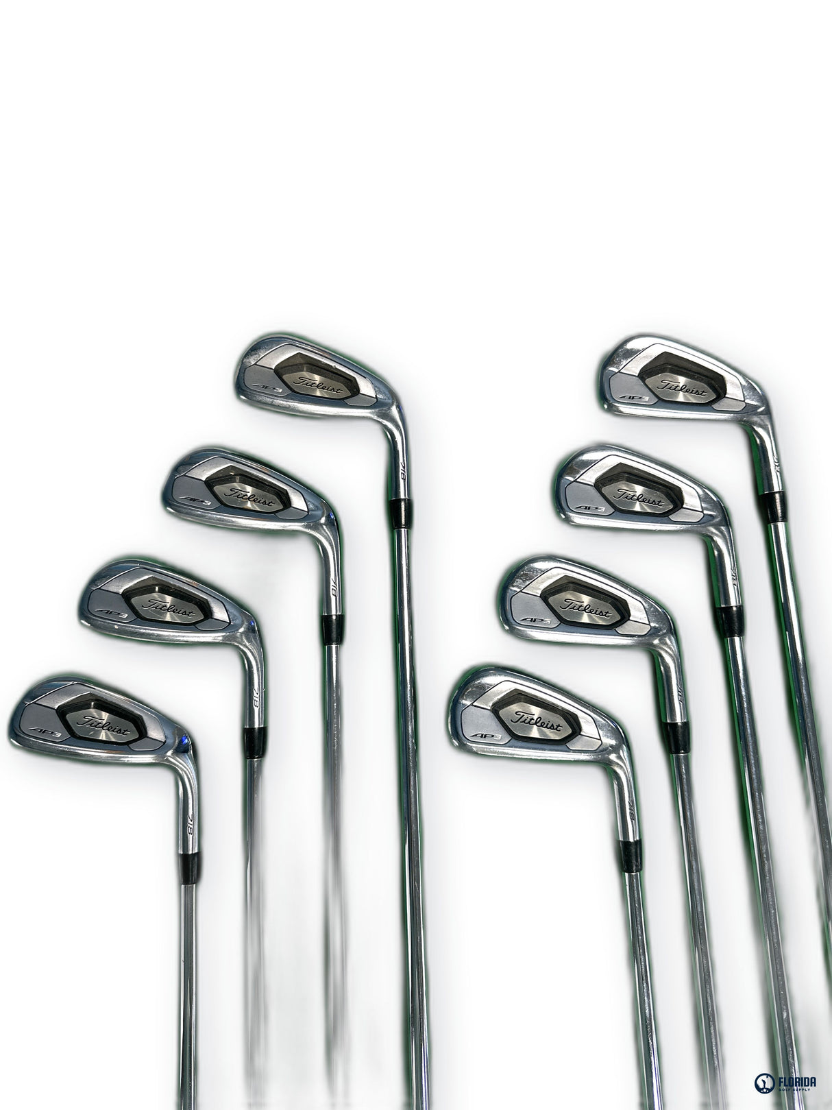 Titleist 718 AP3 Iron Set 8 Clubs 4-PW 48* Project X LZ 6.0 Stiff Flex RH