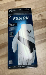 Callaway Fusion Golf Glove Men's Left Hand Size ML FUSETECH+ FLX360 New