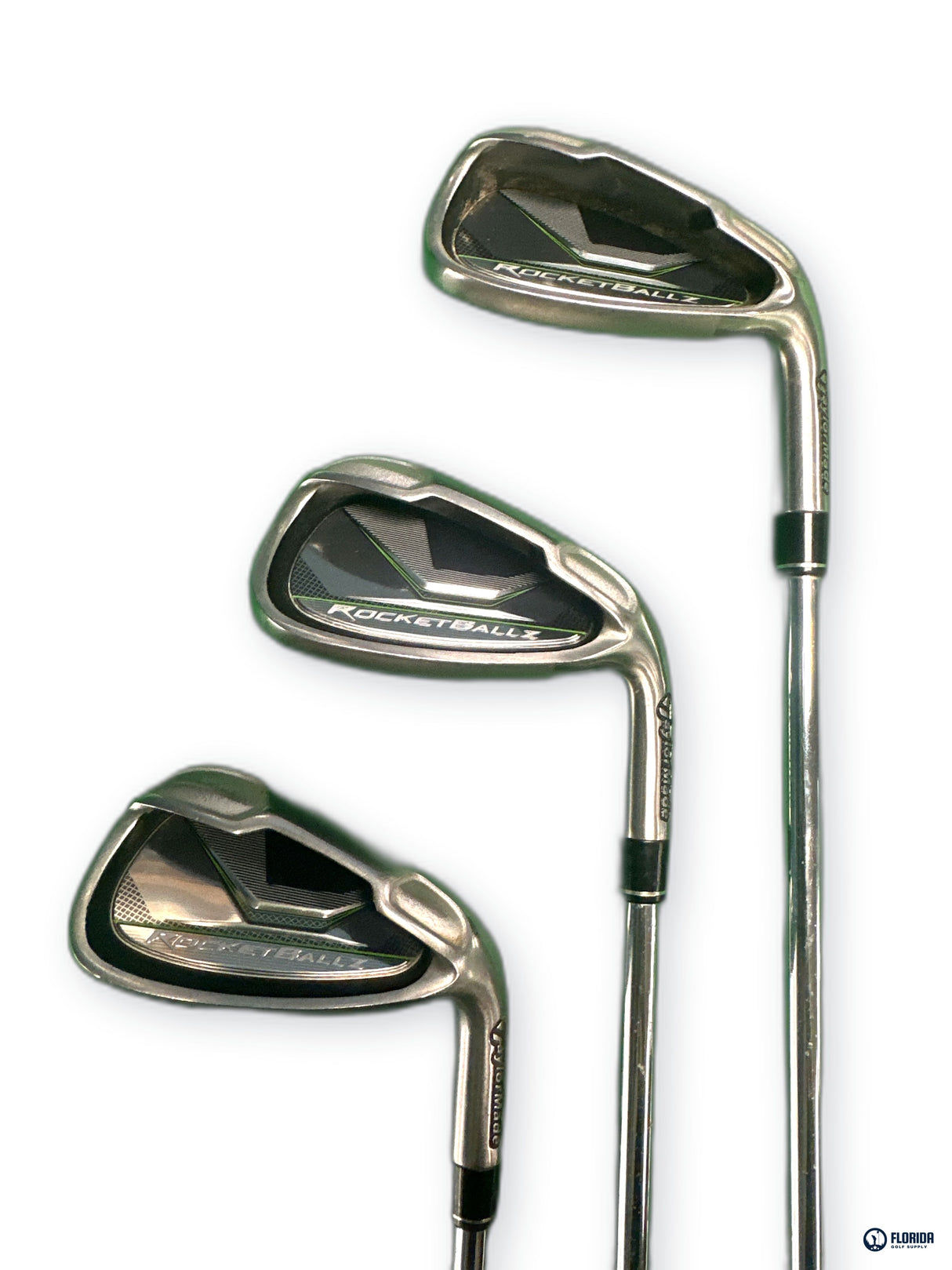 TaylorMade Rocketballz Iron Set 7 Clubs 4-PW Steel Shaft Regular Flex RH