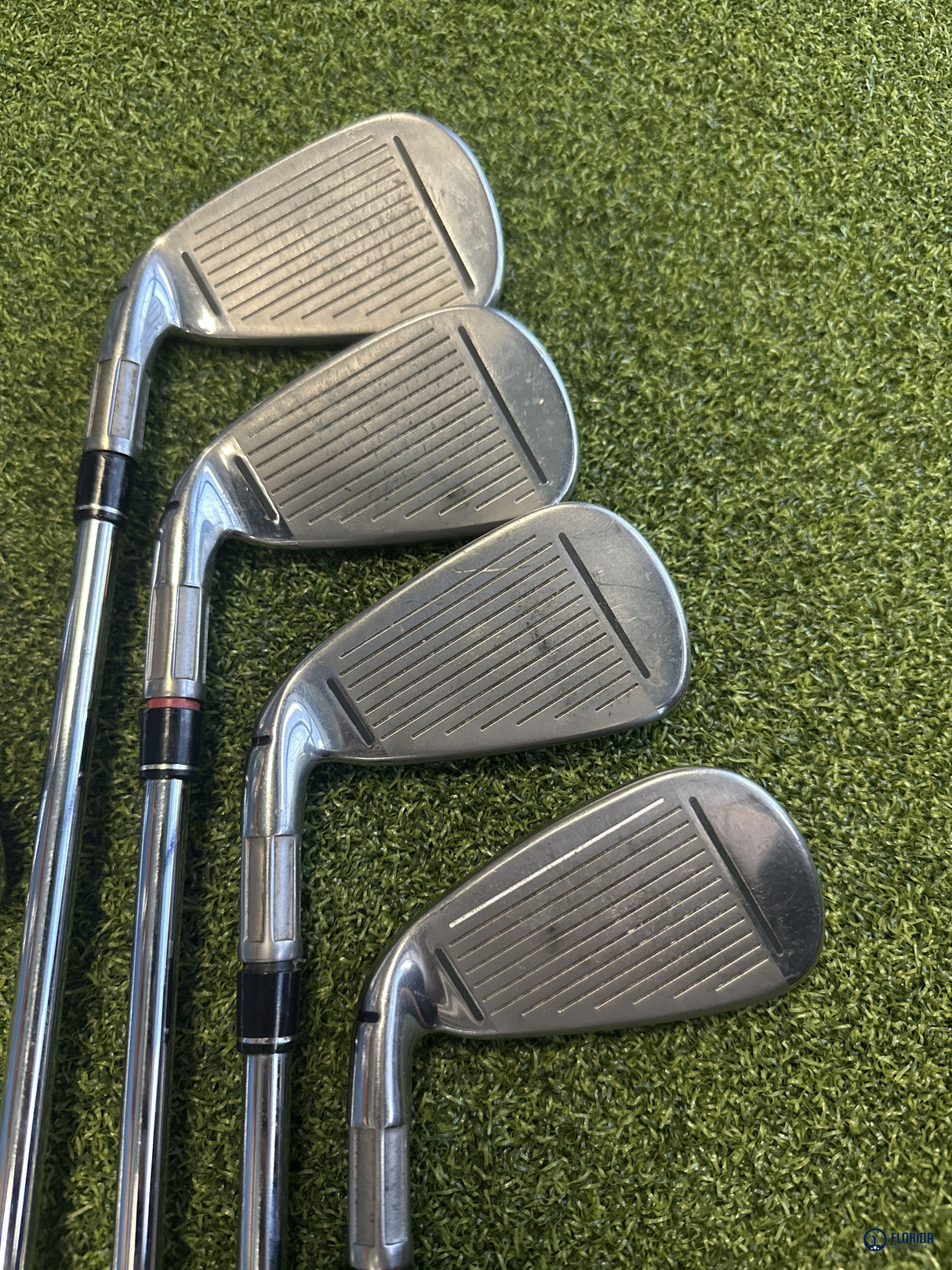 TaylorMade M4 Iron Set 4-PW AW 8 Clubs KBS Max 85 Stiff Flex Right Hand