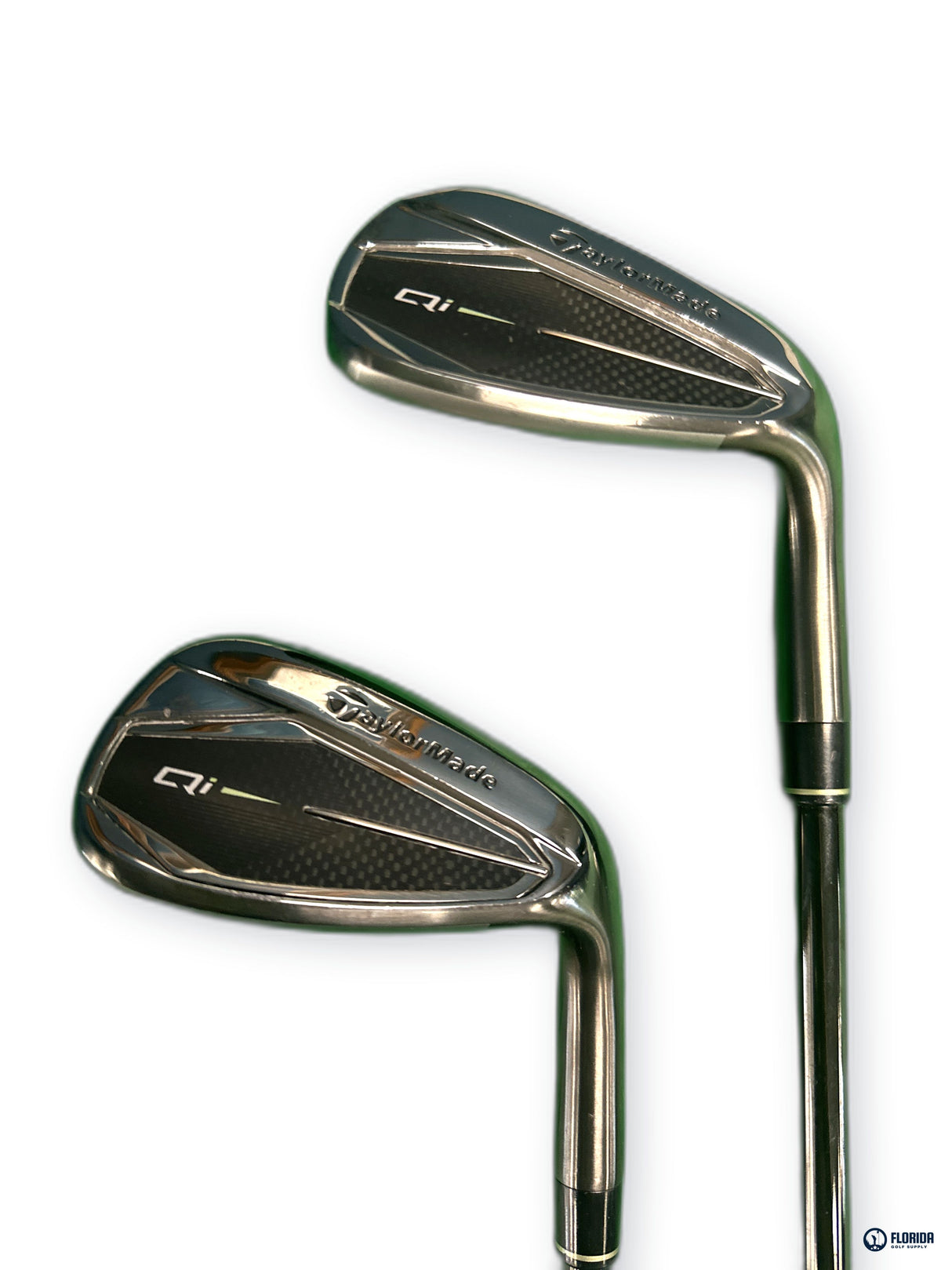 TaylorMade Qi Gun Metal Iron Set 5 Clubs 7-AW KBS Max MT 85 Regular Flex RH