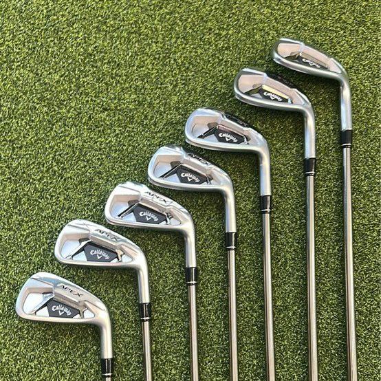 Callaway Apex 21 5-PW, AW Iron Set UST Recoil 760 Regular Flex Excellent RH