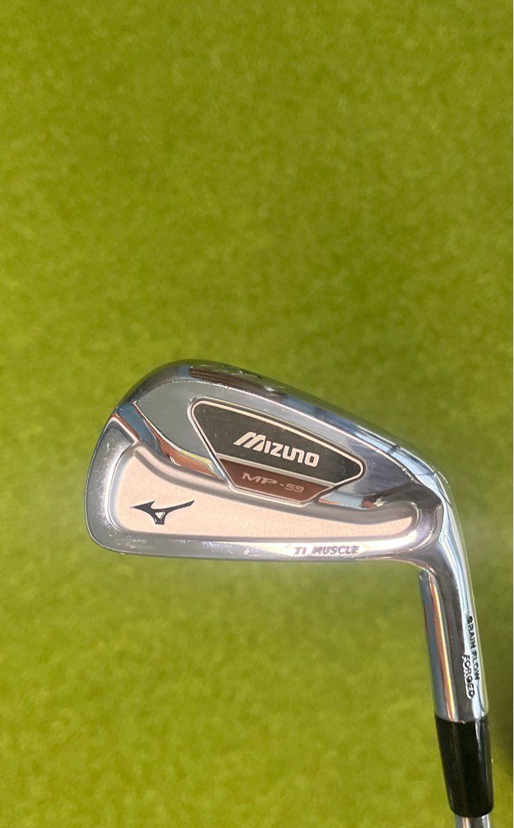 Mizuno MP-59 Iron Set 4-PW Steel Fiber / DG Regular Flex Right Handed