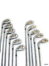 TaylorMade r7 Iron Set 11 Clubs 3-9 PW AW SW LW Mixed Steel Shafts Left Handed