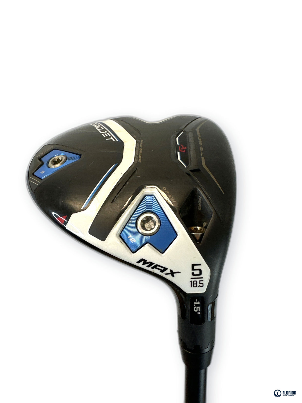 Cobra AeroJet Max 5 Wood 18.5 Degree Helium 5F3 Shaft RH Super Jumbo Grip