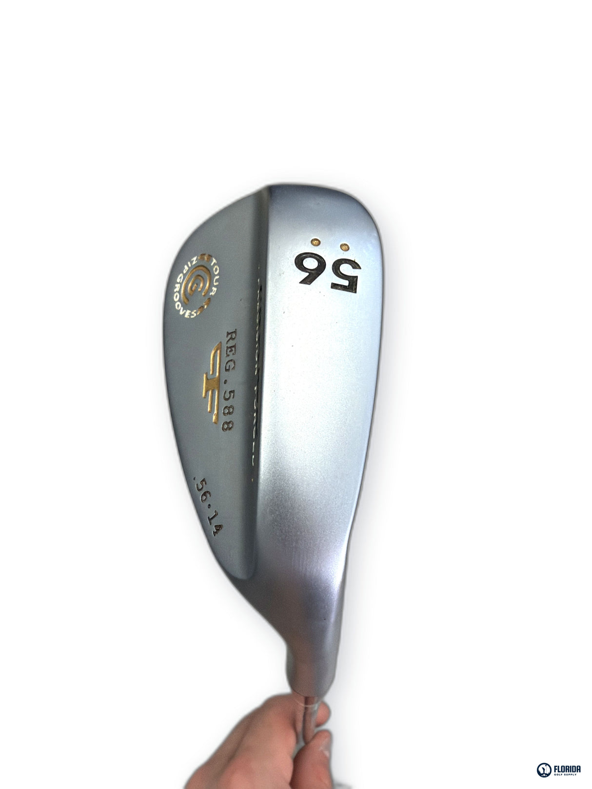Cleveland CG14 Gunmetal 56 Degree Wedge 14 Bounce Steel Shaft Wedge Flex RH