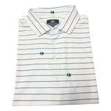 Spencer Bespoke Sebring Birdie Stripe Performance Golf Polo Shirt Men's XL