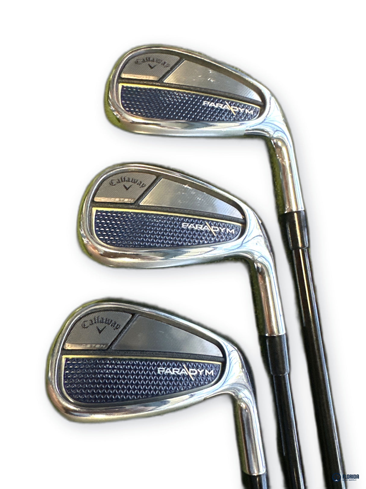 Callaway Paradym Iron Set 4-PW 7 Clubs Mitsubishi MMT 95 Stiff Graphite RH
