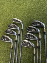 TaylorMade M4 Iron Set 4-PW AW 8 Clubs KBS Max 85 Stiff Flex Right Hand