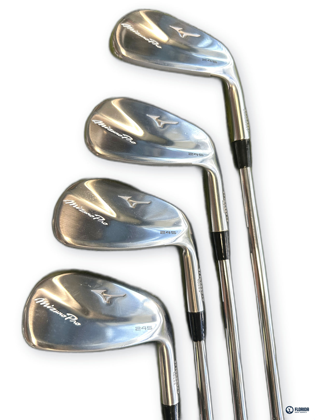 Mizuno Pro 245 Iron Set 8 Clubs 4-GW Dynamic Gold 120 S300 Stiff Flex RH