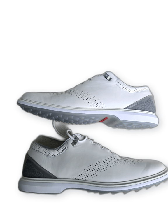 Jordan ADG 4 Golf Shoes Size 12 White/Black Pure Platinum image 3