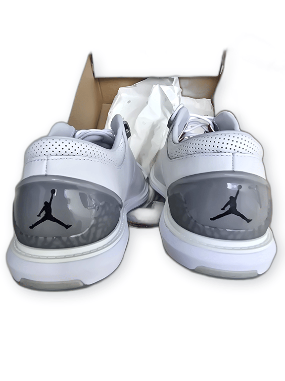 Jordan ADG 4 Golf Shoes Size 12 White/Black Pure Platinum image 6