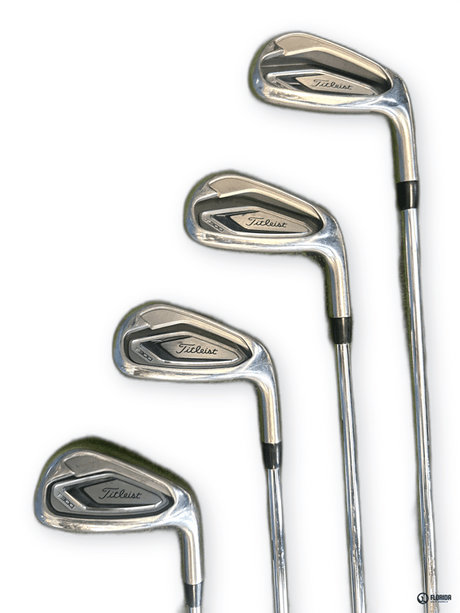 Titleist T300 Iron Set True Temper AMT R300 Red Shaft Golf Pride Tour Velvet 360 Standard Grip Right image 2