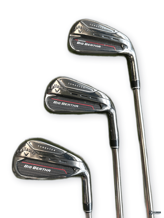 Callaway Big Bertha 23 6-PW, AW Degree Iron Set RCH 65 R Regular Flex Shaft Winn Dri-Tac Midsize Grip Right