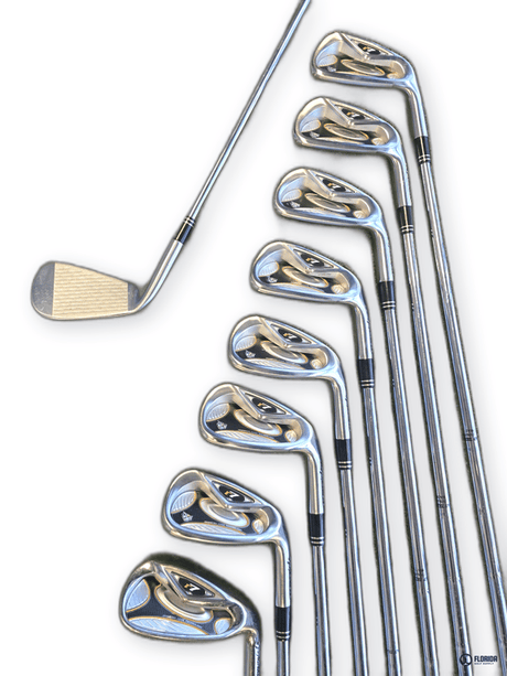 TaylorMade r7 Iron Set Dynamic Gold S300 Shaft Stock Grip Right image 1