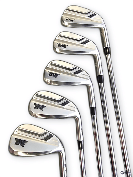 PXG 0211 XCOR2 Iron Set Dynamic Gold R300 115 Shaft Winn Dri-Tac Oversize Grip Right image 2