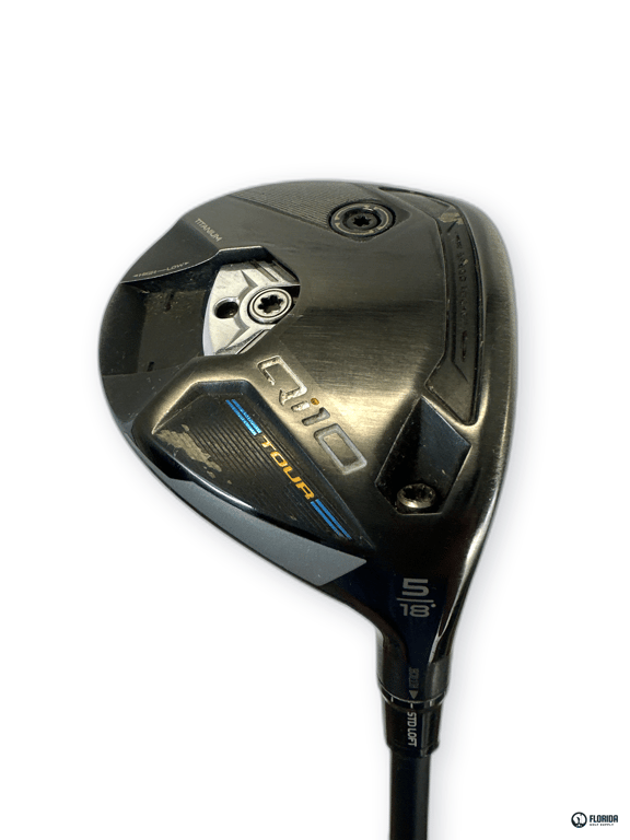 TaylorMade Qi10 Tour 5 Fairway Wood 18 Degree Fairway Wood Rogue 70S Stiff Flex Shaft Golf Pride MCC Align Midsize Grip Right