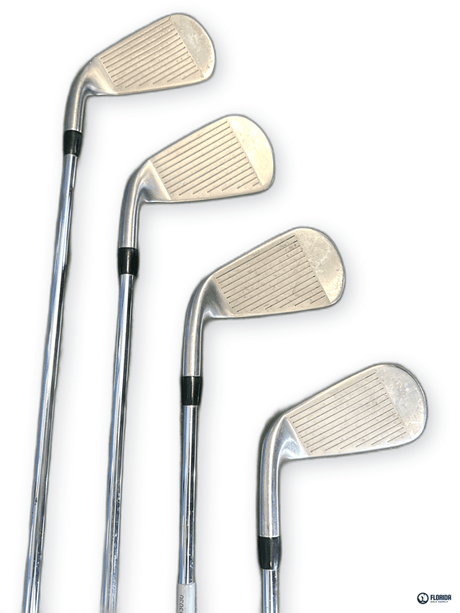 Titleist T300 Iron Set True Temper AMT R300 Red Shaft Golf Pride Tour Velvet 360 Standard Grip Right image 3