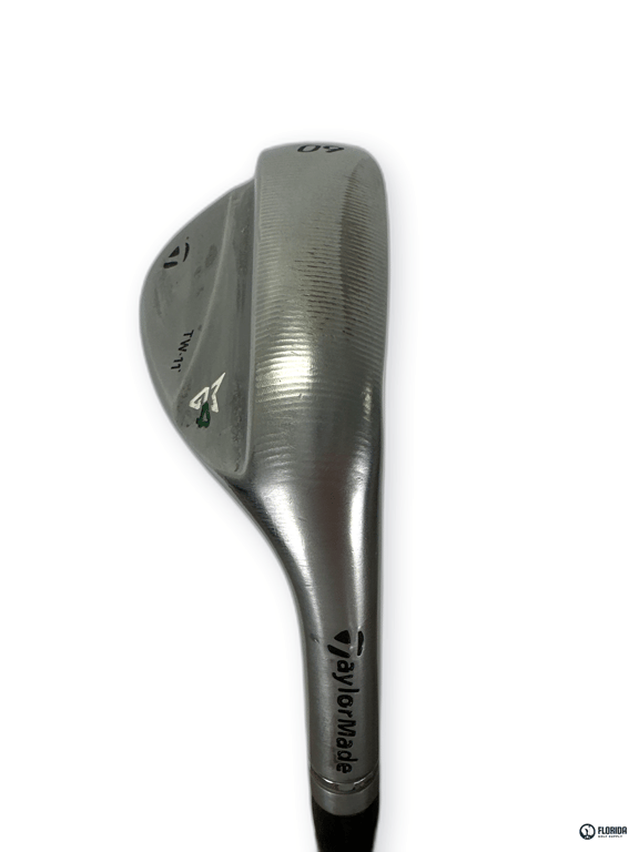 TaylorMade Milled Grind 4 Tiger Woods 60.TW11 Degree Wedge Stock Shaft Grip Master Genuine Leather Grip Right image 2