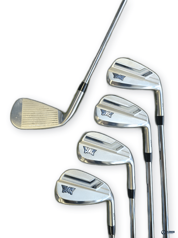 PXG 0211 XCOR2 Iron Set Dynamic Gold R300 115 Shaft Winn Dri-Tac Oversize Grip Right image 1