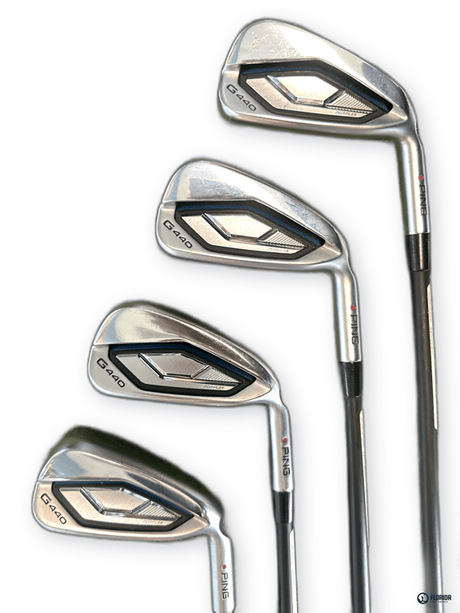 PING G440 Red Dot Iron Set Alta CB AWT R Shaft Golf Pride MCC Plus 4 Midsize Align Grip Right image 1