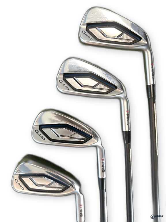 PING G440 Red Dot Iron Set Alta CB AWT R Shaft Golf Pride MCC Plus 4 Midsize Align Grip Right image 1