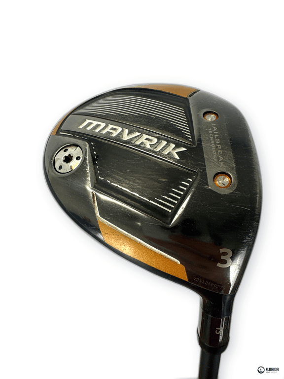 Callaway Mavrik 15 Degree Fairway Wood Tensei AV Series 65 Flex S Shaft Super Stroke REVL Midsize Grip Right image 2