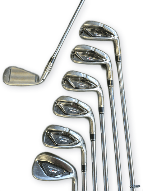 TaylorMade M4 Iron Set NS Pro 840 R Shaft Golf Pride Tour Wrap Jumbo Grip Right image 1