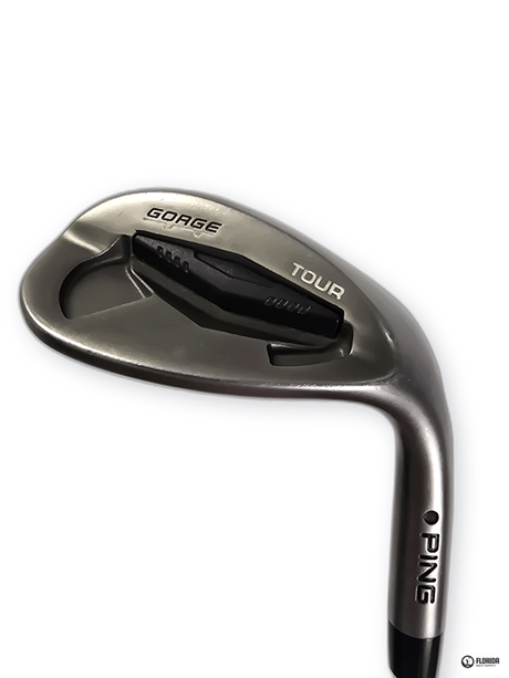 PING Tour Gorge Black Dot 58 WS Degree Wedge Ping CFS R Shaft Golf Pride Tour Wrap Jumbo Grip Right image 1