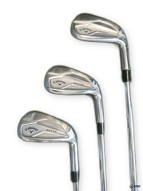 Callaway Elyte Iron Set Dynamic Gold S400 Shaft Lamkin Crossline 360 STD Grip Right image 2