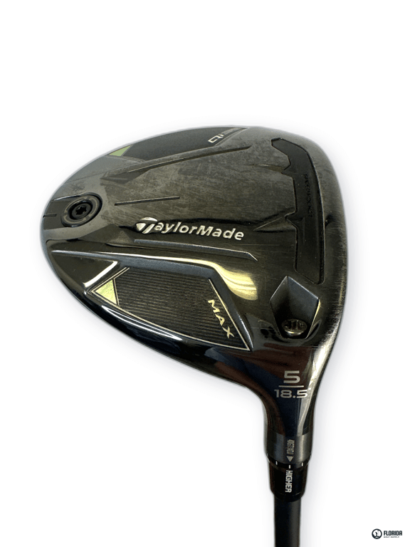 Taylormade Qi35 Max 5 Fairway Wood Degree Fairway Wood Reax 55 Stiff Flex Shaft Golf Pride Z Grip Grip Right